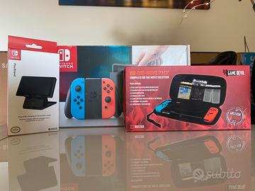 Nintendo Switch + Sd 64gb + accessori con difetto