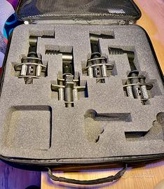 4 MICROFONI BEYERDYNAMIC TG 35 D con VALIGETTA