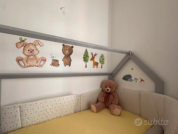 Lettino Montessori grigio