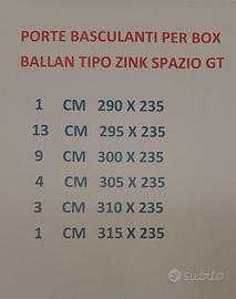 PORTE BASCULANTI PER GARAGE