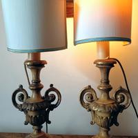 Coppia di antiche lampade veneziane