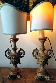 Coppia di antiche lampade veneziane
