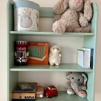 Mensola verde acqua design Flexa.