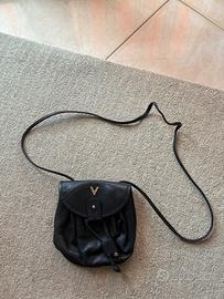 Borsa valentino nera in pelle da donna vintage