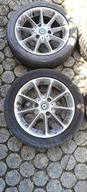 treno cerchi+ gomme per smart 451