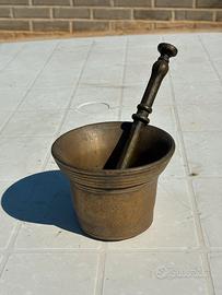 Mortaio di bronzo da collezione
