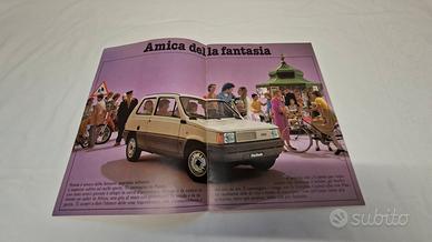 Fiat Panda 1a serie poster Quattroruote 