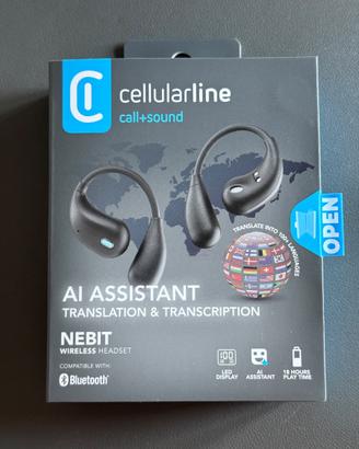 Cellularline NEBIT – Auricolari TWS con Traduzione