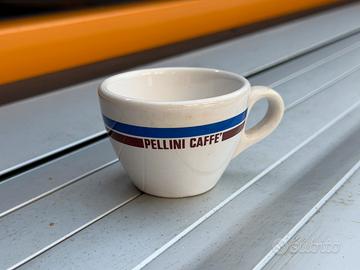 Tazzina Pellini Caffè vintage in ceramica