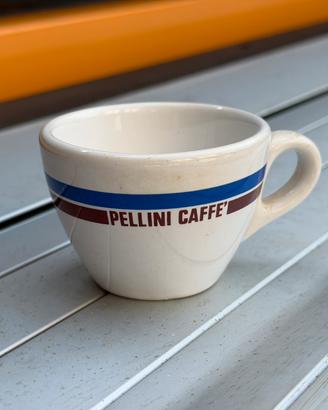 Tazzina Pellini Caffè vintage in ceramica
