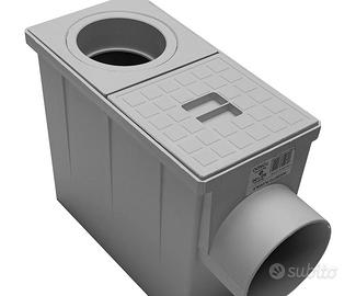 3 Pozzetti pluviali sifonati in polipropilene.