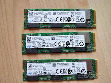 Intel SSD 660p Series 512GB, M.2 NVMe 3 pezzi
