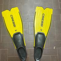 Pinne Cressi muta guanti maschera boccaglio rete