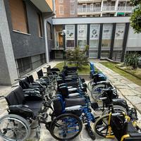 Carrozzine disabili pieghevoli