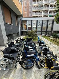 Carrozzine disabili pieghevoli