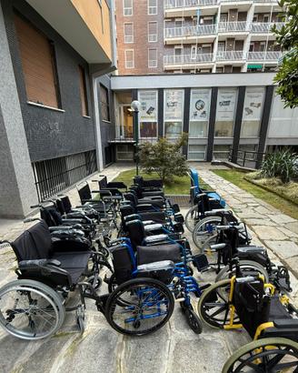 Carrozzine disabili pieghevoli