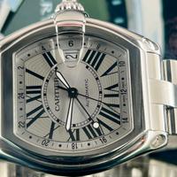 Cartier Roadster GMT XL Steel 2005 full set
