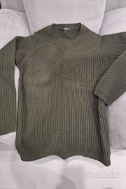 Maglione lana uomo verde OVS