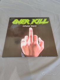 Overkill - Fuck you, LP vinile originale 1987
