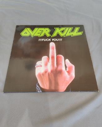 Overkill - Fuck you, LP vinile originale 1987