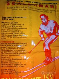 134 bustine scaldamani