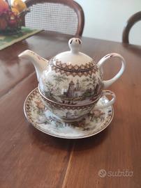 Set teiera con tazza Mulberry vintage 