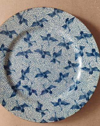 Piatto decorativo, porcellana giapponese, anni '80