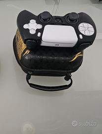 controller ps5 originale (dualsense)+custodia  e c