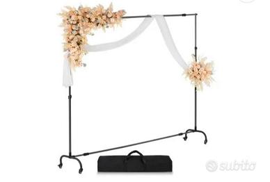 Vevor supporto per Fondale 213x300 cm base rimovib