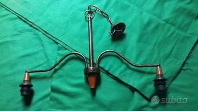 Lampadario in arte povera come nuovo