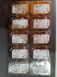 Lotto 10x HDD Seagate Barracuda 500GB SATA 3.5