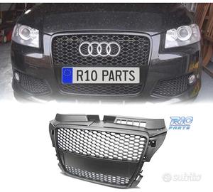 GRIGLIA AUDI A3 8P 08-12 LOOK RS3 NERO