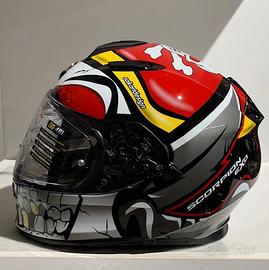 Casco Scorpion Exo-491 PIRATE Rosso