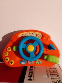 Gioco a forma di volante con luci e suoni