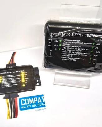 Tester diagnostico Alimentatori PC ATX, BTX, ITX