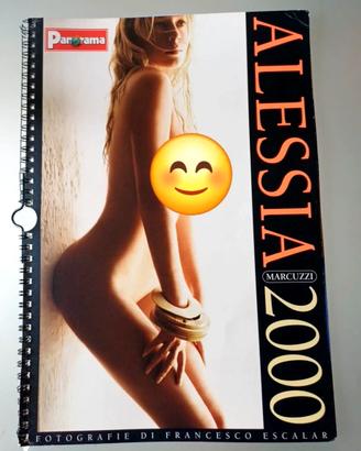 Panorama Calendario 2000 Alessia Marcuzzi vintage