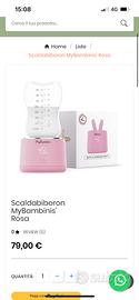 Scaldabiberon colore rosa