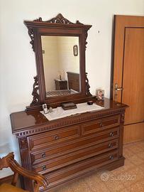 Camera da letto in legno massello
