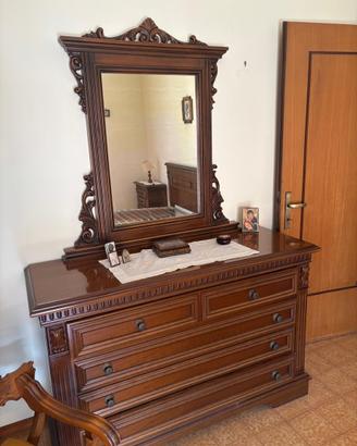 Camera da letto in legno massello