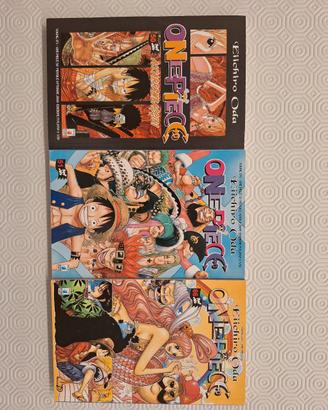 one piece volumi 50-51-66 edizione blu