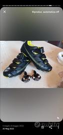 scarpe scott misura 42 +pedali shimano spd