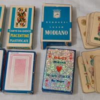 Lotto di Carte da gioco da Poker e Scopa Lotto 7 m
