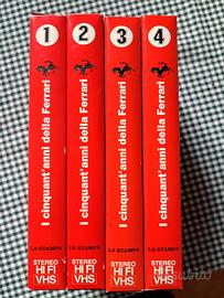 Videocassette VHS I cinquant'anni della Ferrari La