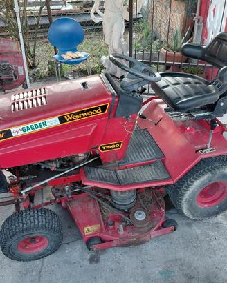 trattorino con raccoglitore 15cv 