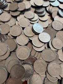Collezione monete, lire italiane e monete estere
