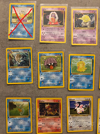 Lotto carte Pokémon 1a Edizione