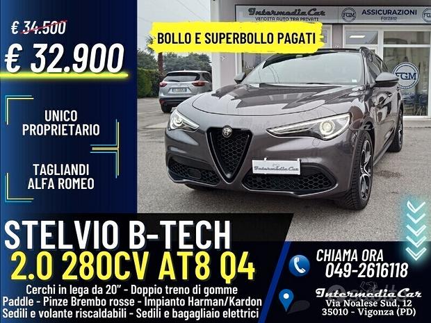 Alfa Romeo Stelvio 2.0 Turbo 280 CV AT8 Q4 B-Tech