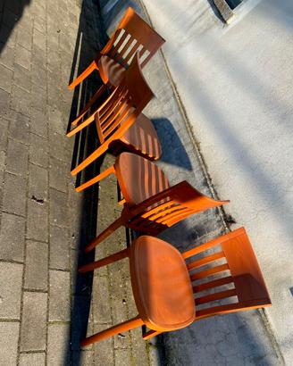 set 4 sedie TISETTANTA HALIFAX design A. Citterio