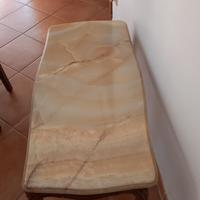 Mobile tavolino legno e onice