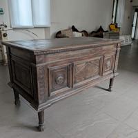 SCRIVANIA MINISTERIALE IN LEGNO